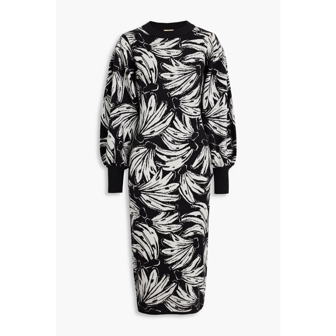 Farm Rio Jacquard-Knit Midi Dress